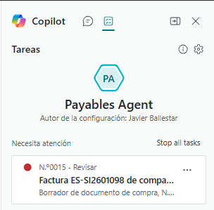 Agente de pagos en Business Central (3) Agente de pagos en Business Central 365